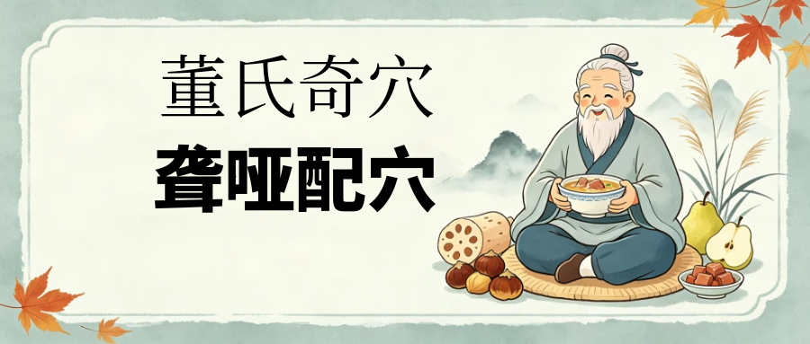 董氏奇穴---“聋哑”配穴